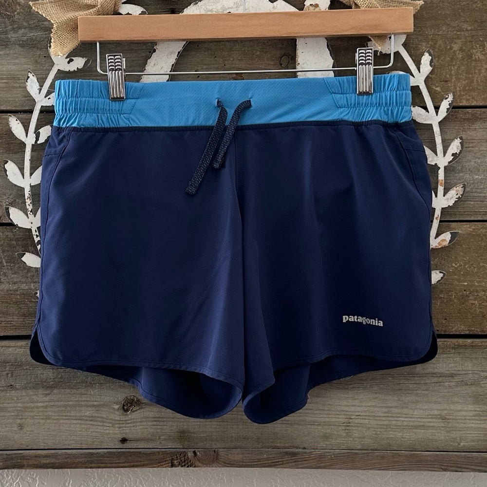Patagonia Women’s Nine Trails Running Shorts 6” Classic Navy Blue Size S